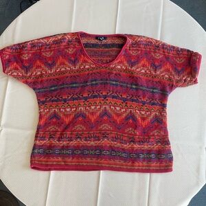 Chaps denim cute Oversized Sweater, or XL sweater